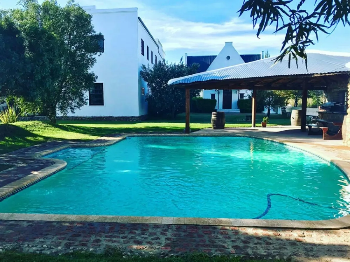 Swimming pool beside the lapa